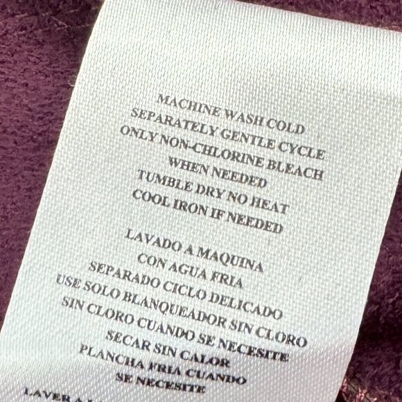 Kut from the Kloth Rayon Blend Vegan Leather Moto Jacket Women's Size Medium - Picture 7 of 7